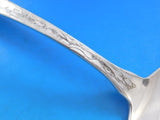 Lap Over Edge Acid Etched by Tiffany Sterling Oyster Ladle w/ Oysters Seaweed