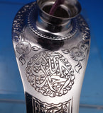 Egyptian Silver Cigar Lighter Hand Engraved with Curved Figural Handle (#8126)