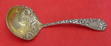 Chrysanthemum by Durgin Sterling Silver Sauce Ladle Gold Washed 5 5/8" Serving