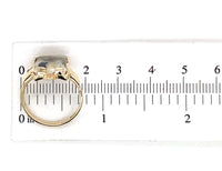 10k Gold Ring with 3.01ct Genuine Natural Gold Vein Quartz Size 6.5 (#J7210)
