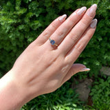 14k Gold 1.44 Carat Asscher Cut Ceylon Genuine Natural Sapphire Ring (#J6805)
