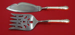 Modern Victorian by Lunt Sterling Silver Fish Serving Set 2 Piece Custom HHWS