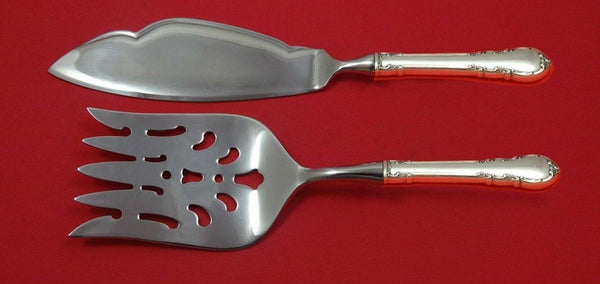 Modern Victorian by Lunt Sterling Silver Fish Serving Set 2 Piece Custom HHWS