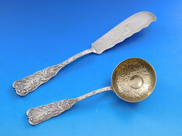 Saint Cloud by Gorham Sterling Silver Cheese & Wine Set in Orig Box Knife Taster