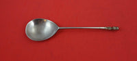 Lion by Gorham Sterling Silver Preserve Spoon w/ 3 dimensional lion figural 7"