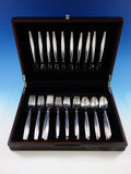 Contempra House Sterling Silver Flatware Set Service 40 pcs Midcentury Modern
