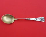 Applied Silver by Shiebler Sterling Silver Ice Cream Spoon GW Applied Beetle 6"