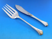 Regency Shell Golden by Lunt Sterling Silver Flatware Set for 8 Service 38 pcs