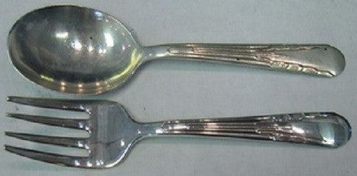 Orchid by International Sterling Silver Baby Set 2pc