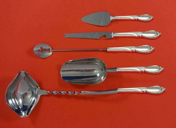 Rhapsody New by International Sterling Silver Cocktail Party Bar Set 5pc Custom