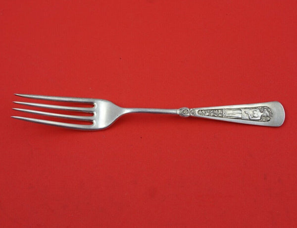 Arcadian by International Sterling Silver Regular Fork 7 1/8" Rare Figural Woman
