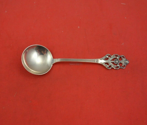 Viking Rose by Th. Marthinsen Norwegian Sterling Silver Bouillon Soup Spoon 5"