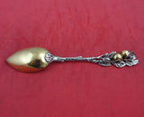 Gorham Sterling Silver Grapefruit Spoon w/GW Grapefruit Leaf Bowl #H38 Pat. 1891