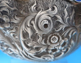 Floral by Whiting Sterling Silver Fruit Bowl #1797H 4 1/4" x 10 1/2" (#7534)
