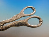 Lap Over Edge Acid Etched by Tiffany Sterling Silver Grape Shears GW 7 5/8"