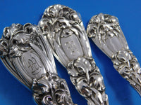 Iris by Durgin Sterling Silver Flatware Set Service Art Nouveau 98 Pieces Dinner