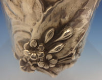 Frank Smith Sterling Silver Smoking Set 4pc with Leaf & Wave Motif (#0392)