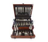 Repousse by Kirk Sterling Silver Flatware Set For 12 Service 89 Pieces