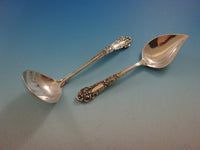 French Renaissance Reed & Barton Sterling Silver Flatware Set 8 Service 49 pc Dn