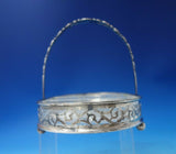George Henckel Sterling Silver Cut Crystal Serving Tray Appetizers #342 (#6041)