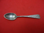 Duhme Brite Cut Sterling Silver 4 O'Clock Spoon Ivy & Daisies 4"
