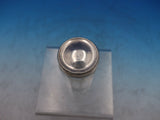 Foster & Bailey Sterling Silver and Glass Dresser Jar #1779 Dented Chip (#6636)
