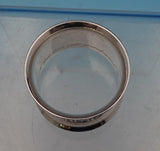 Wallace Sterling Silver Napkin Ring #W-94 1" 1.97 ozt. Monogrammed (#9004)