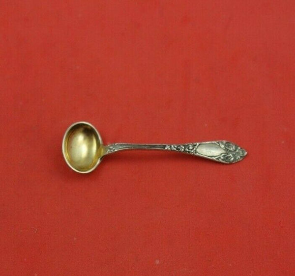 Opphoyet Rose by Th. Marthinsen Norwegian .830 Silver Salt Spoon GW 2 1/2"