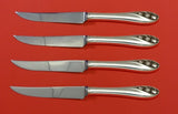 Lily of the Valley by Gorham Sterling Silver Steak Knife Set 4pc Serrated Custom