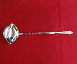 ROSE POINT BY WALLACE STERLING SILVER PUNCH LADLE TWIST 13 3/4" HHWS CUSTOM MADE