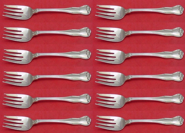 Provence by Tiffany and Co Sterling Silver Salad Fork Set 12 pieces 6 7/8"