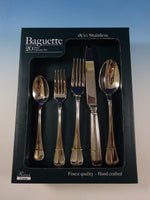 Baguette Milano by Ricci Stainless Flatware Tableware Set Service 12 New 65 Pcs