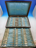 Florentine by Wendt Sterling Silver Flatware Set 12 Service 72 pcs in Box Rare