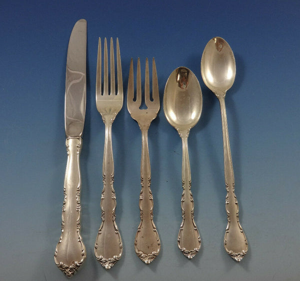 Mignonette by Lunt Sterling Silver Flatware Set For 8 Service 44 Pieces
