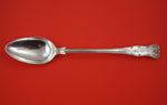 Queens by CJ Vander English Sterling Silver Stuffing Spoon Sheffield 12 1/2"