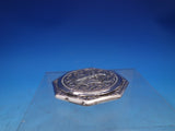 Middle Eastern .900 Sterling Silver Compact Chased Figural Scrollwork (#6703)