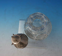 Shiebler Sterling Silver Liquor Bottle with Cut Crystal #4852 c.1900 (#5719)