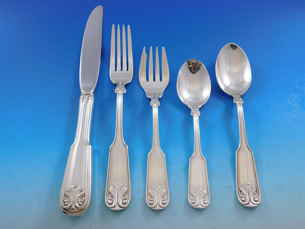 Shell aka Hampton by Gorham Sterling Silver Flatware Set for 12 Service 60 pcs
