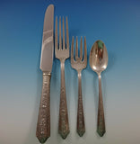 Normandie by Wallace Sterling Silver Dinner Flatware Set For 12 Service 75 Pcs