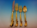 Waltz of Spring Vermeil by Wallace Sterling Regular Place Setting(s) 4pc