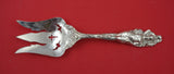 Love Disarmed by Reed and Barton Sterling Salad Serving Fork 3 piercings 10 1/2"
