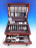 Old Danish by Georg Jensen Sterling Silver Flatware Set 12 Service 96 pcs Dinner