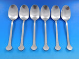 Sigma by Christofle France Stainless Steel Dessert Spoons 6 3/4" Set of 6