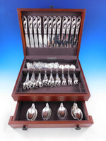 Blossom by Georg Jensen Sterling Silver Flatware Set for 12 Service 60 pc Dinner