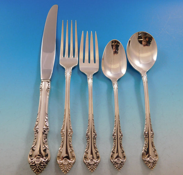 Melbourne by Oneida Sterling Silver Flatware Set for 12 Service 60 pieces