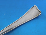 Lap Over Acid Etched by Tiffany Sterling Silver Place Soup Spoon with Orchids 7"
