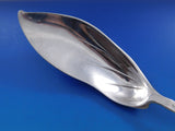 Lap Over Acid Etched by Tiffany Sterling Silver Fish Server Butterflies 12 7/8"
