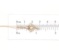 10k Gold Diamond Lavaliere Pendant with Pearl Drop and 14k Gold Chain (#J6677)