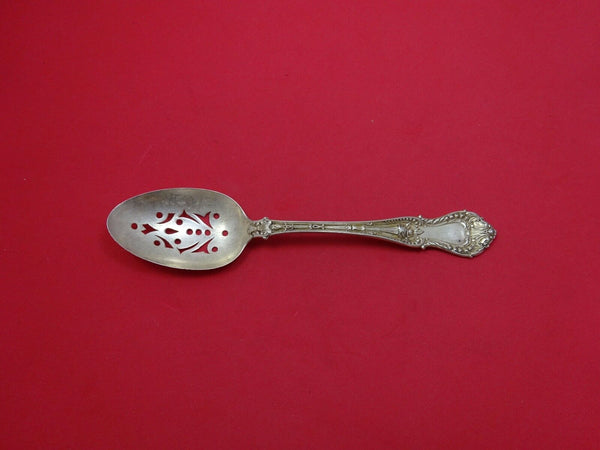 Dorothy Vernon by Whiting Sterling Silver Serving Spoon Pierced Original 8 1/8"