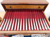 Dauphin Paris Model #365 Bruckmann Sohn 800 Silver Flatware Set Service 170 pcs